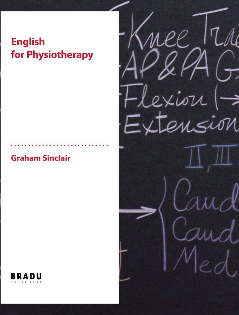 English for physiotheraphy - portada